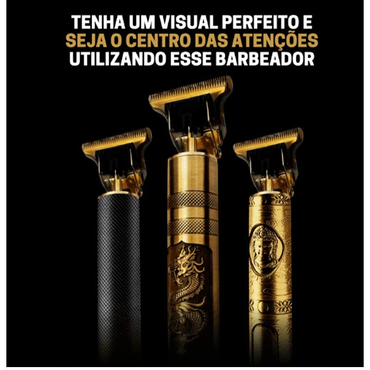 Máquina De Cortar Cabelo e Barba Elétrico Profissional Vision Shop