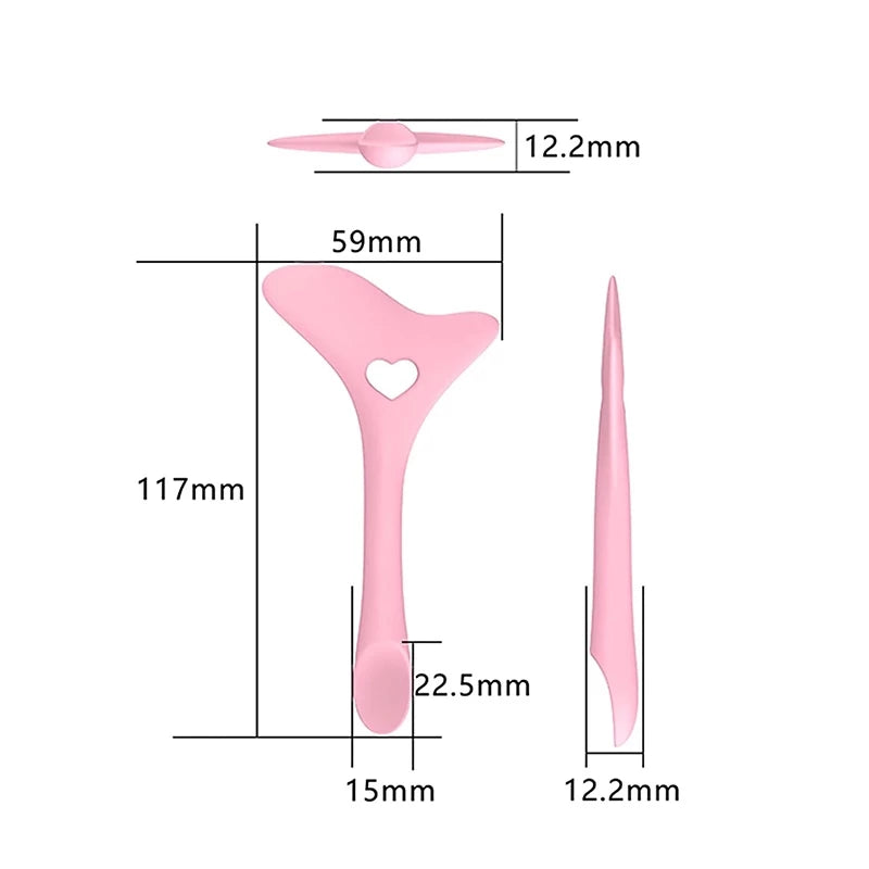 Delineador Vision Shop de Silicone Reutilizável para Desenho/Batom