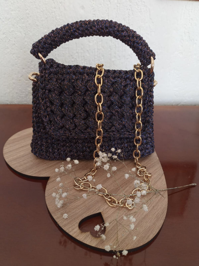 Bolsa em Crochê Modelo Balada-Hannah Ateliê