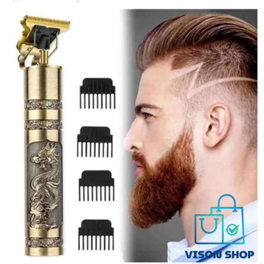 Máquina De Cortar Cabelo e Barba Elétrico Profissional Vision Shop