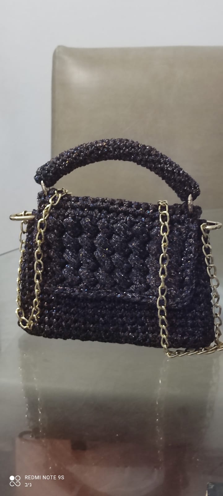 Bolsa em Crochê Modelo Balada-Hannah Ateliê