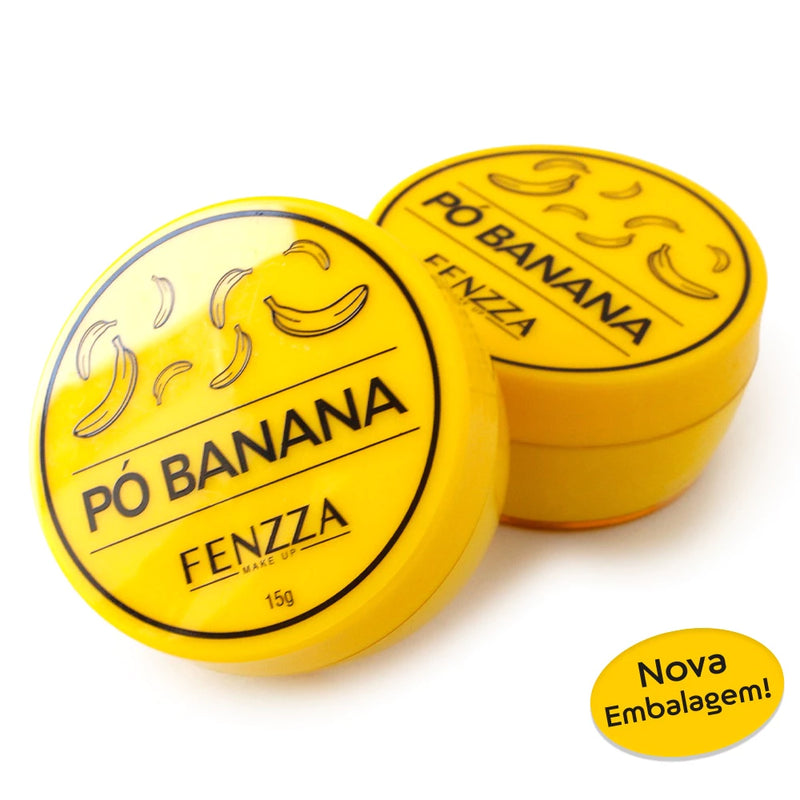 Pó Banana Fixador Translucido Finalizador Fenzza